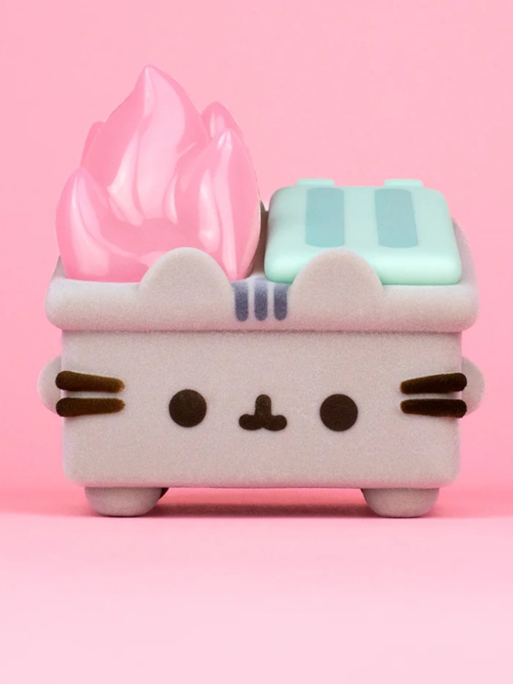 NWOT 100% Soft Pusheen Flocked Dumpster Fire